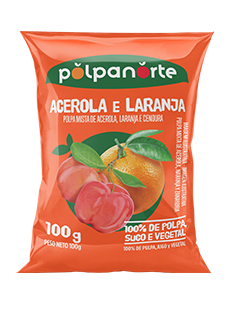 Polpa de Acerola com Laranja 100g